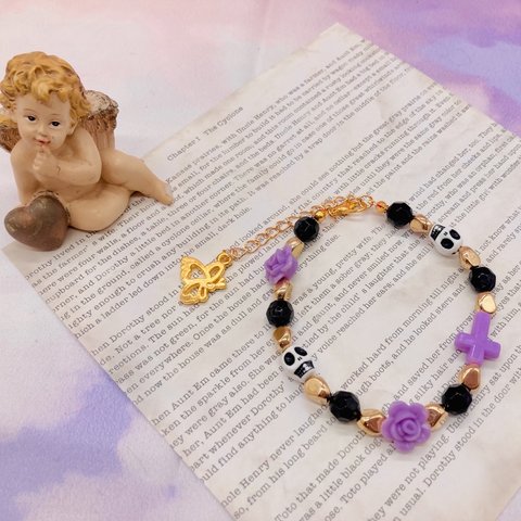 [sale] Death Garden (死の庭) Bracelet Purple 