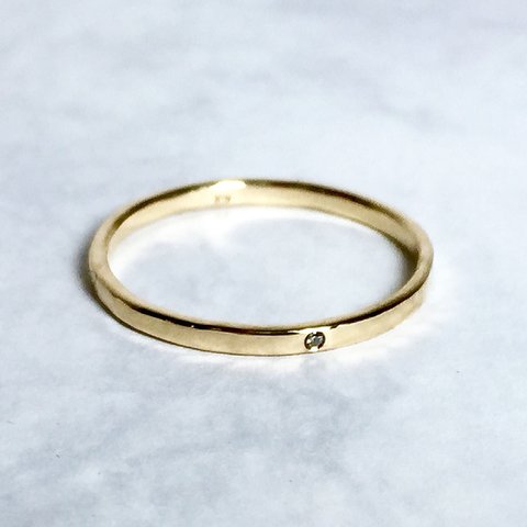  One star Ring / K18YG