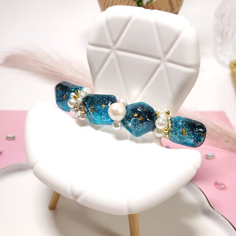 レジン レジンアクセサリー    アクセサリー    シルバー  バレッタ   レジンバレッタ   ハンドメイド ハンドメイドアクセサリー   ヘアアクセサリー   