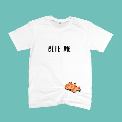 【沖縄シリーズ④】Bite Me - シーサーTシャツ