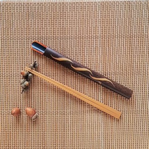 🍜お箸シリーズ💕黒竹のマイ箸💝