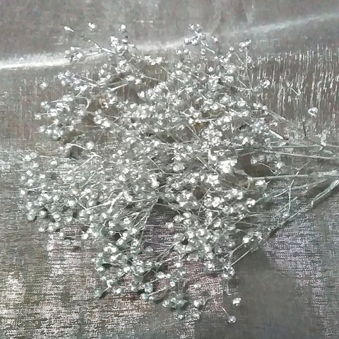 かすみ草シルバー2グラム大地農園　ドライフラワー　ハーバリウム　花材　小花　素材