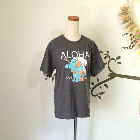 アロハマプアTシャツ●チャコール