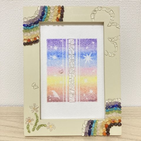 💎パワーストーン虹🌈フレーム💎