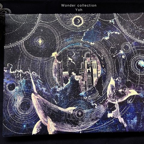 【-幻の海宙-】複製キャンバス F3サイズ