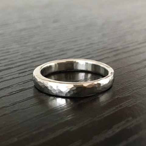 遺骨リング💍プラチナ950 ストレートリング 幅約3mm ペットの指輪 猫 犬 故人 虹の橋 メモリアルリング 手元供養 分骨 納骨 ジュエリー ペットロス