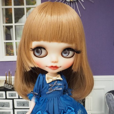 ネオブライス ウィッグ  ふんわり姫ロング ミルキーブラウン 10インチ 10インチ/ドール Blythe