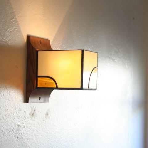 LED  ステンドガラスのライト　　－ｏｍｂｒａー　オレンジ　【送料無料】