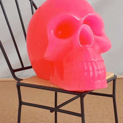 スカル　キャンドル　ピンク　送料無料 skull candle