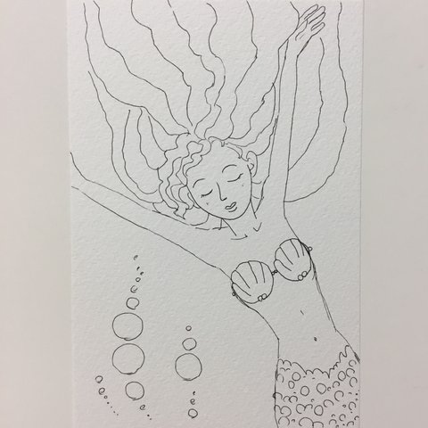 絵葉書(人魚姫)