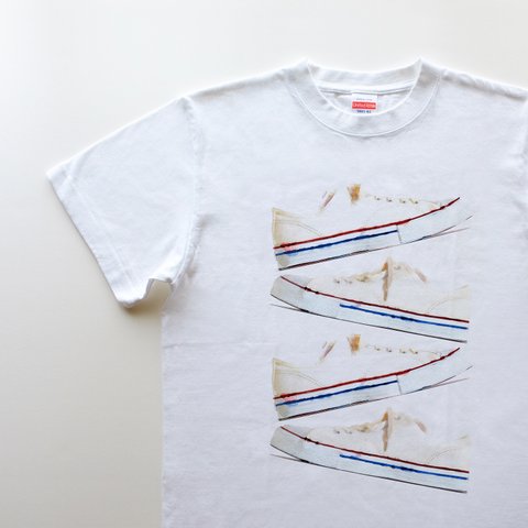 再販 ◆ピタゴラ / 5.6oz Tシャツ white / メンズ