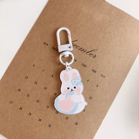 韓国♡うさぎさんストラップ・Airpods キーホルダー🐰