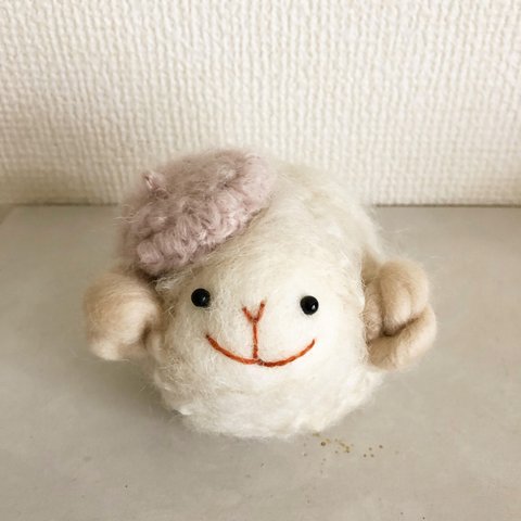 fluffy lambkin   pink   ベレーラムキン