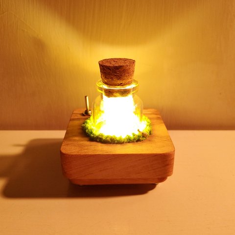 " 未来への手紙 "　小瓶のランプ