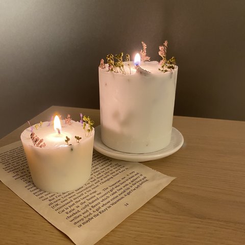 Botanical candle