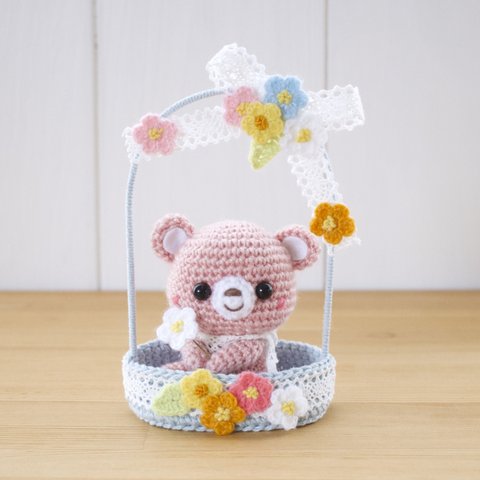 [sold out]🌸フラワーバスケット🐻