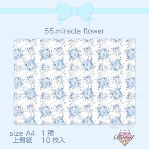 ラッピングペーパー【55.miracle flower】