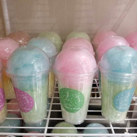 ☆綿菓子☆パステルコットンキャンディーカップ30個セット