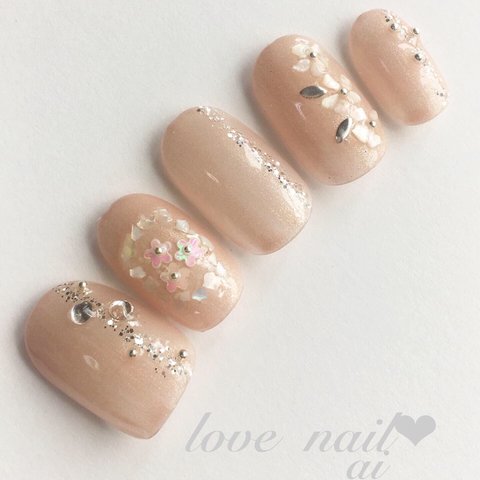 【ブライダルネイルにも♡】エレガント スタイル  nail