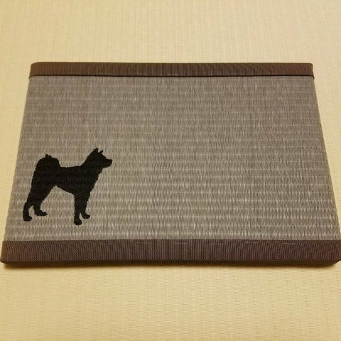 刺繍ミニ畳(犬)