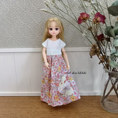 SALE 送料無料 ブライス ドール 服 ハンドメイド❁ワンピース❁