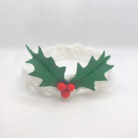 クリスマス　ニットBaby Headband