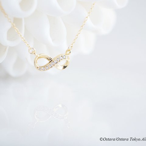 【14KGF】Necklace,Infinity LOVE