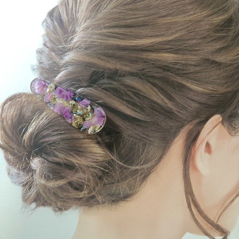 紫陽花ヘアクリップ