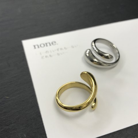 5号〜23号迄💍 ステンレス316L / ぷっくり デザインリング 