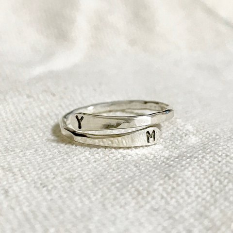 【silver950】wrap ring