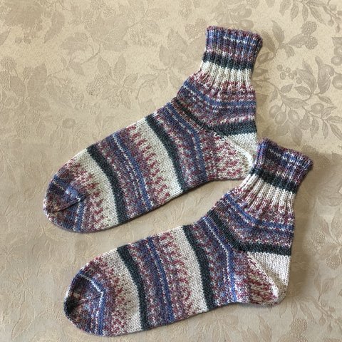 opal毛糸🧶cotton混紡ソックス🧦送料無料＊Mサイズ