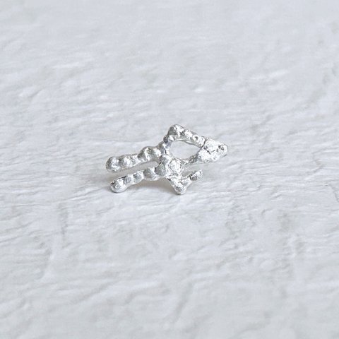 12星座・牡牛座のピアス(片耳)【Constellations pierce -Taurus-】