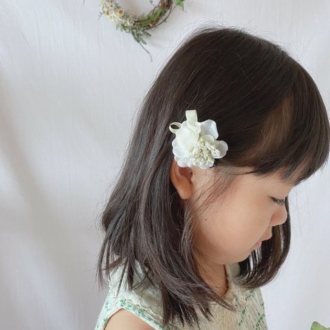 ティンカーベルのフラワーヘアクリップ