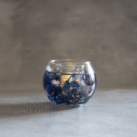 「Ocean」 Botanical candle holder 