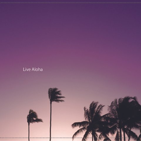 Live Aloha 01(手帳型・受注生産）