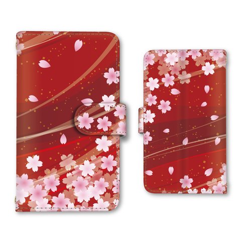 桜 スマホケース スマホカバー 手帳型 iPhone14