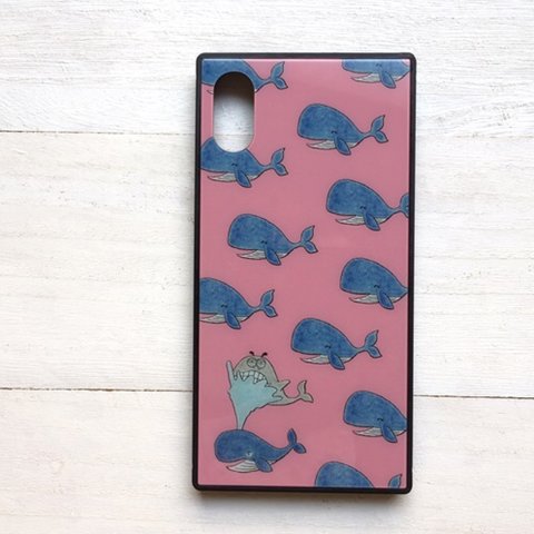 スマホケース　クジラ