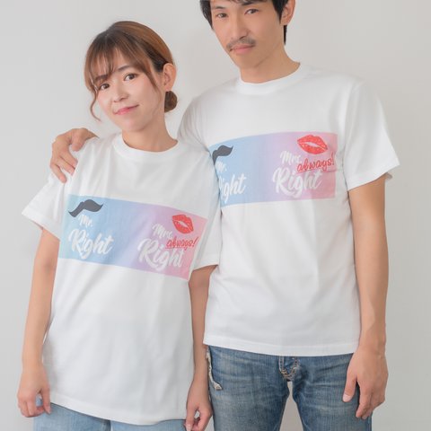 ペアTシャツ2枚セット/セルフ前撮りやウェルカスペースにも♡【送料無料】