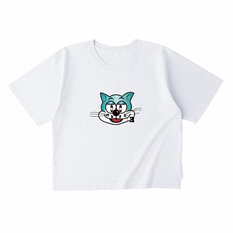 nkfE:3/オーバーサイズ/ビッグシルエット/Tシャツ/キャット/レディース