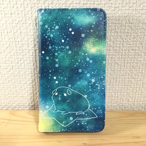 北斗七星とモルモットのスマホケース