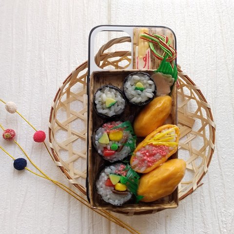 助六寿司スマホケース♪【iPhone12PMAX専用】