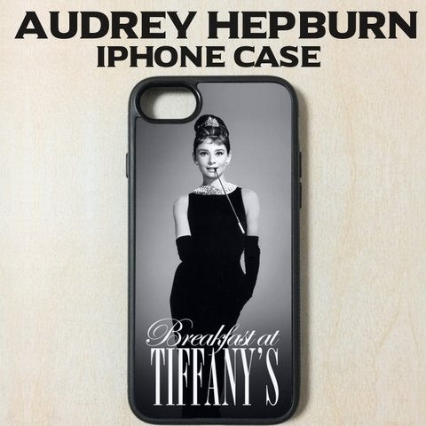 【既成デザイン】 iPhoneケース Audrey オードリー ④ iPhone14 iPhone13 iPhone12 pro対応 等