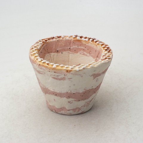 陶器製（２号ポット相当） AASc-ミカゲ-ピンク8704