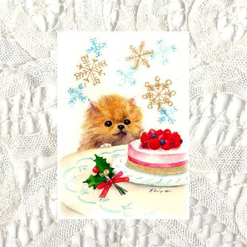 post card⑤『Ｘｍａｓのおねだり」２枚で１セット