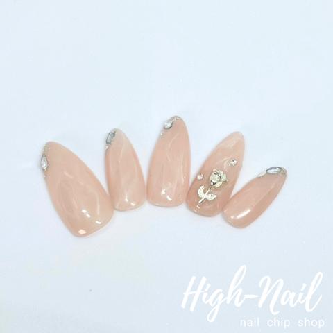 ニュアンスネイル 大人可愛い　ネイルチップ　【High-Nail　No.８】