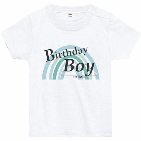 Baby【BirthdayBoy】バースデーTシャツ　お誕生日Tシャツ