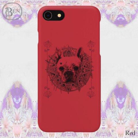 【BEN】French bulldog iPhoneケース