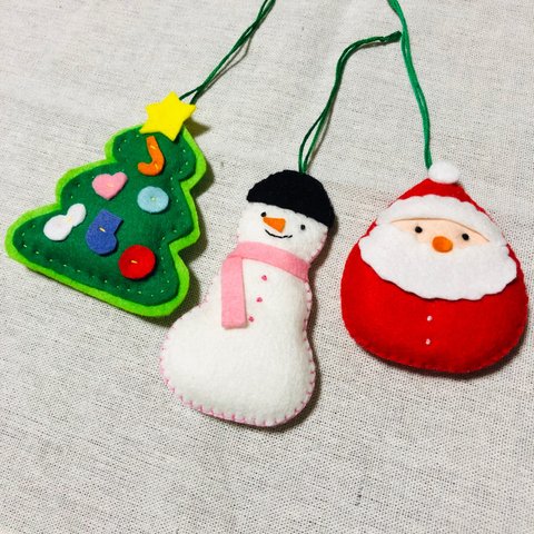 クリスマスオーナメント☆3種類