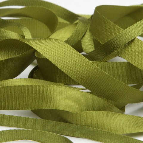 FUJIYAMA RIBBON エンブロイダリーリボン 7mm オリーブグリーン 9.14M巻（FY-262-7mm-66）