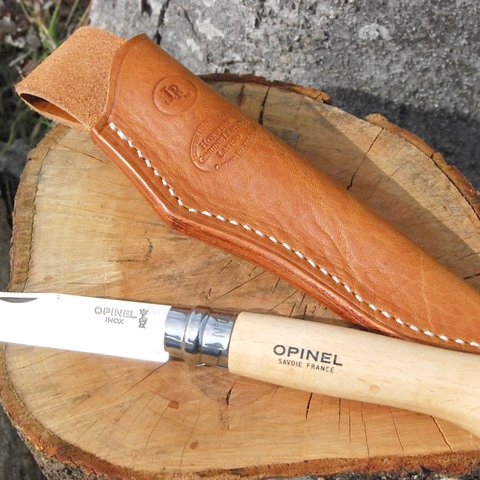 OPINEL No.8 Leather Case 【Cognac】 受注生産予約販売